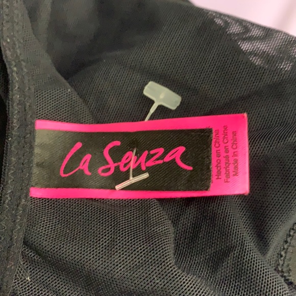 La SenZa Chic Flattering Valour Mesh OpenBack Cut Versatile lingerieBodysuit Top - Picture 5 of 16